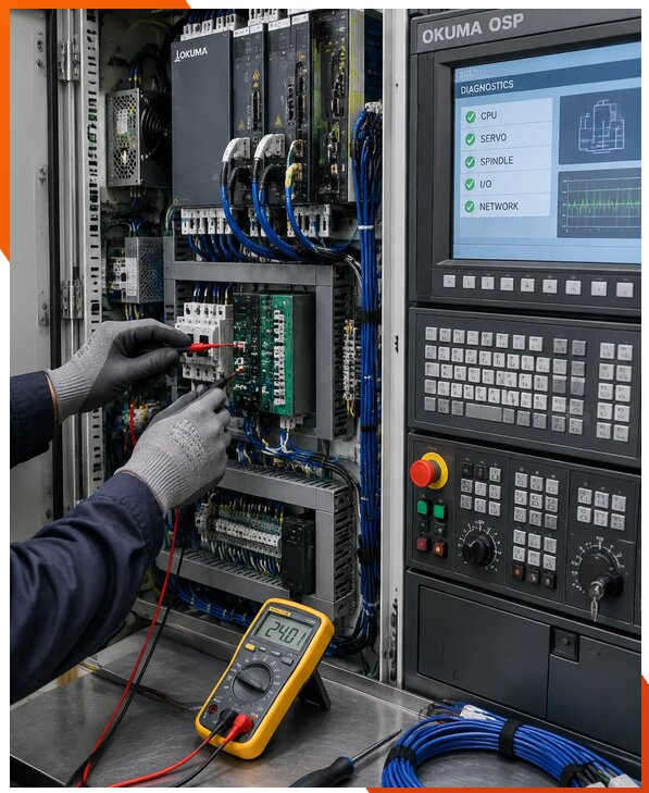 Ремонт систем ЧПУ Okuma OSP в Новочеркасске